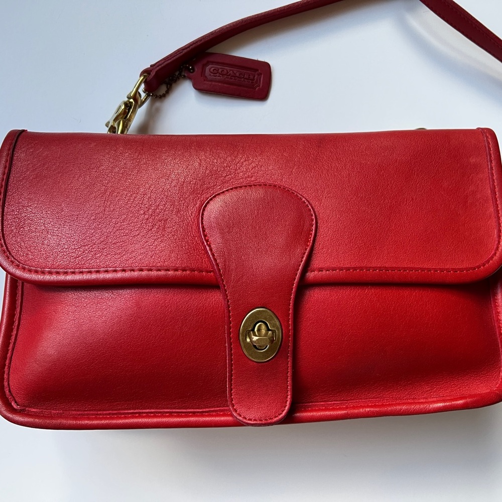 Coach Vintage Double Sided Shoulder Bag Clutch NYC